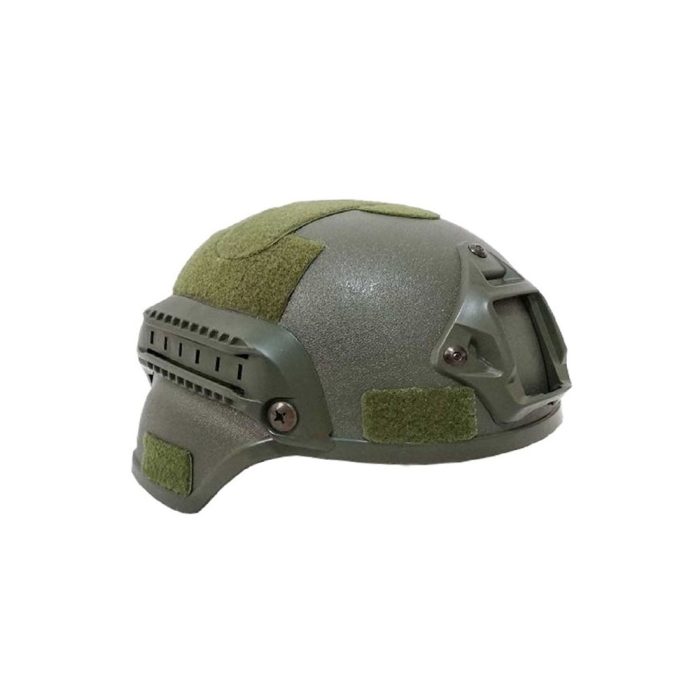 Tactical Haki Airsoft Kask Kompozit Başlık Koruyucu Miğfer